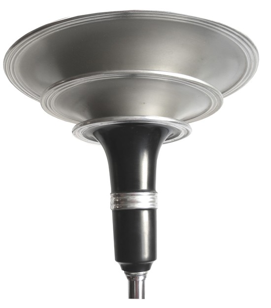 American Art Deco Triple Cone Torchiere Floor Lamp